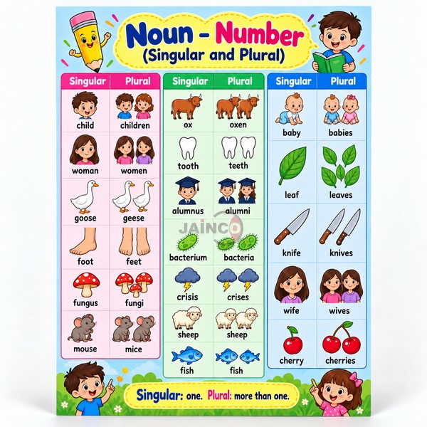 Noun Number Chart